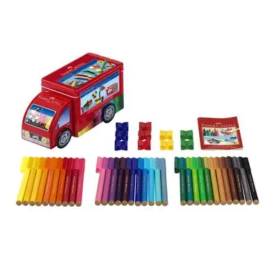Livraison Express Feutres 33 pièces boite métal camion - Faber-Castell