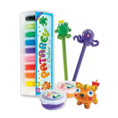 Pot de pâte à modeler 10 pots de 18 g - Patarev Prix Promo