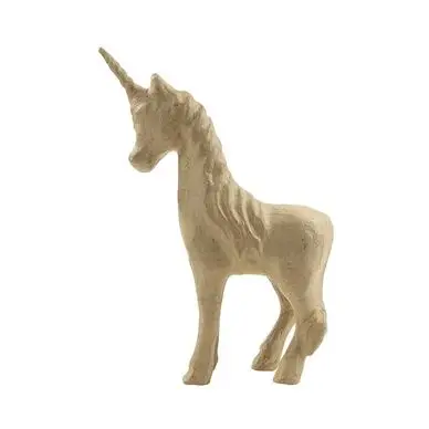 Objet en papier mâché petite licorne - Décopatch Nouvel Arrivage