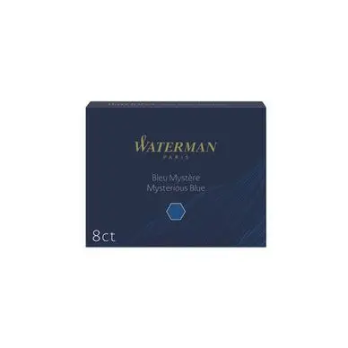 Prix Choc Cartouche d'encre longue bleu mystère 8 pcs - Waterman