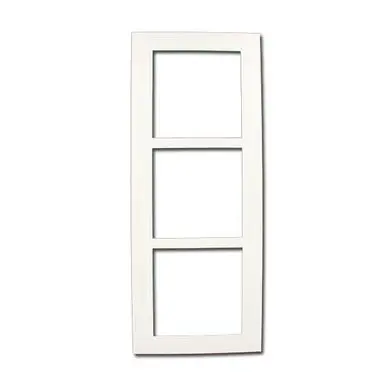 Passe-partout Blanc cassé 20 x 50 cm 3 vues 14 x 14 cm - Rougier&Plé Super Prix