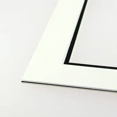 Remise Passe-partout double Blanc et Noir - Rougier&Plé