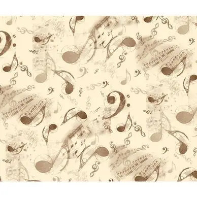 Papier Italien 50 x 70 cm 85 g/m² Note de musique - Esprit Papier Prix Réduit