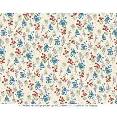 Nouveauté Papier Italien 50 x 70 cm 85 g/m² Fleurs des champs - Esprit Papier