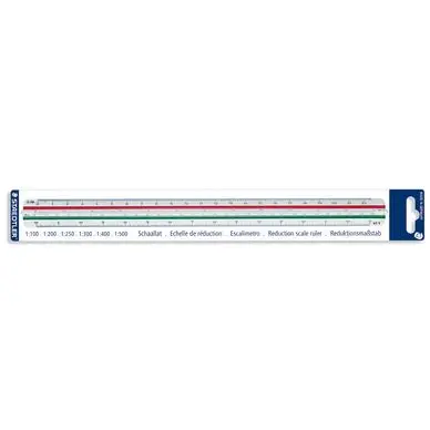 Règle à échelle de réduction kutch 1:100 à 1:500 - Staedtler Dernier Modèle