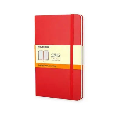 Carnet de notes Classic 13 x 21 cm ligné Écarlate - Moleskine Affaire À Saisir