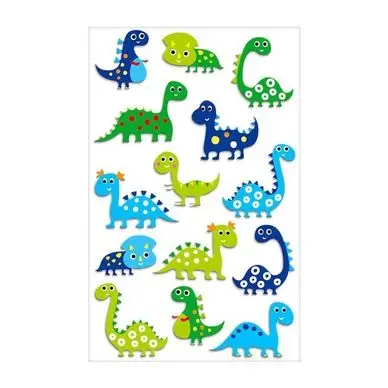 Offre Limitée Stickers 3D Cooky dinosaures x 14 - Maildor