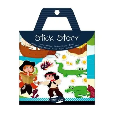 Stickers repositionnables Stick Story thème pirates - Maildor Top Vente
