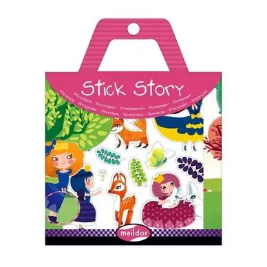Prix Réduit Stickers repositionnables Stick Story thème princesses - Maildor