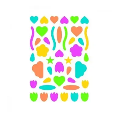 Vente Directe Gommettes Baby multiformes couleurs fluo - Maildor