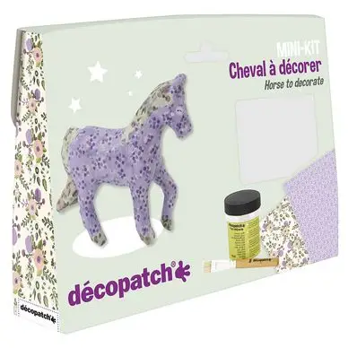 Cheval en papier mâché - Mini kit - Décopatch Acheter Direct