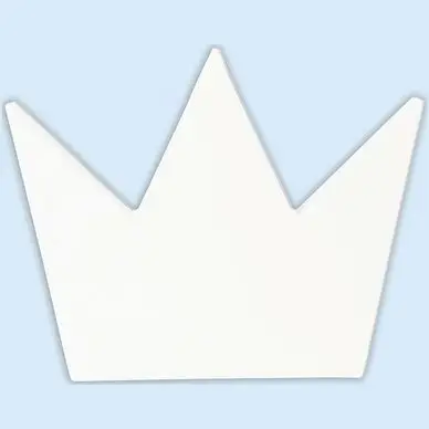Objet en papier mâché symbole couronne 20.5 cm - Décopatch Marque