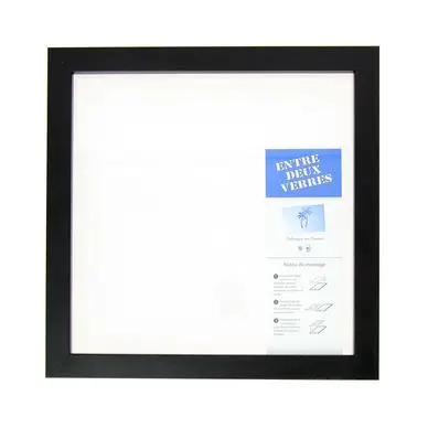 Cadre Entre deux verres - noir mat - Rougier&Plé Quantité Limitée