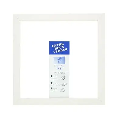 Cadre Entre deux verres - blanc mat - Rougier&Plé Meilleur Choix