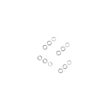 Anneau métal platine ø 7 mm - 25 pièces - Rayher Offre Du Jour