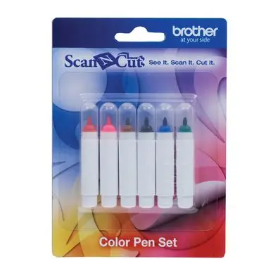 Acheter Direct Stylos de couleurs ScanNcut x 6 pcs - Brother