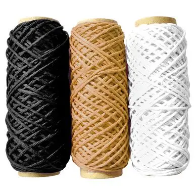 Super Prix Fil de chanvre Assortiment Naturel 20 m x 3 pcs - Graine Créative