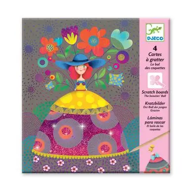 Cartes à gratter Le bal des coquettes - Djeco Must-Have