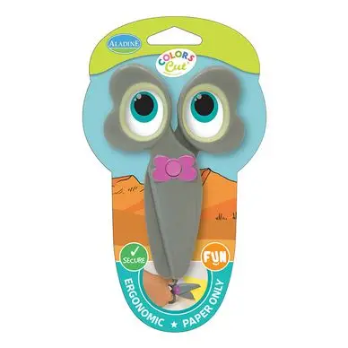 Ciseaux enfant Color's Cut modèle éléphant - Aladine Acheter Direct