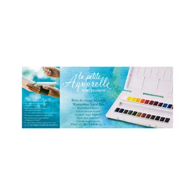 Retour Gratuit Aquarelle fine boite de 24 demi-godets - Sennelier