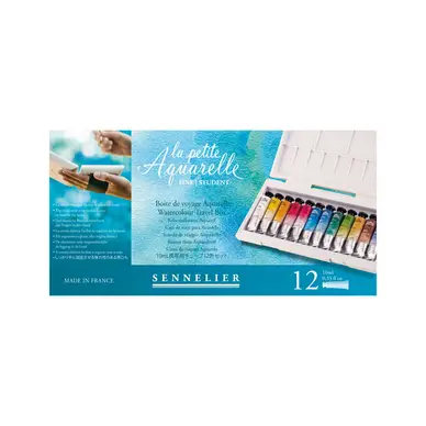 Aquarelle fine boite de 12 tubes - Sennelier Achat Immédiat