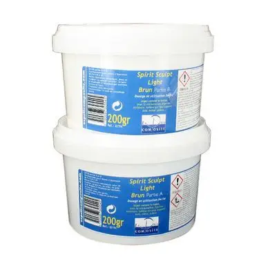 Satisfait Ou Remboursé Pâte époxy légère brune 400 g - Esprit Composite