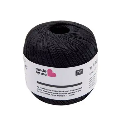 Nouvelle Collection Fil de chaîne noir 50g - Rico Design
