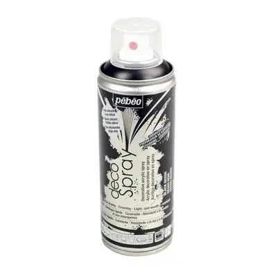 Auxiliaire decoSpray gesso noir 200 ml - Pébéo Meilleur Prix