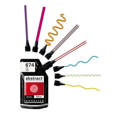 Dernier Modèle Embout pour peinture Abstract - 8 pcs - Sennelier