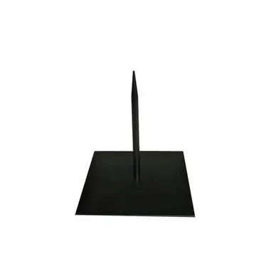 Achat Immédiat Socle noir en métal - 12 x 12 x 13 cm - Artemio