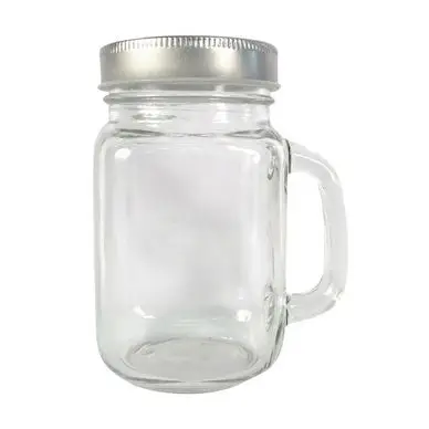 Bocal en verre avec poignée + couvercle 375 ml - Graine Créative Nouveauté