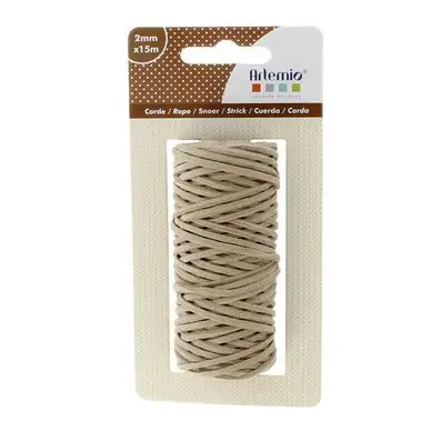 Super Prix Cordon en cuir 2 mm x 15 m - Artemio