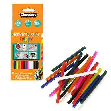 Pas Cher Bâtons de colle de Couleur vive x 20 pcs - Cléopatre