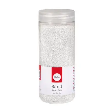 Sable fin blanc 0,1 à 0,5 mm - 475 ml - Rayher Meilleure Vente