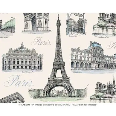 Nouvel Arrivage Papier Italien 50 x 70 cm 85 g/m² Paris - Esprit Papier