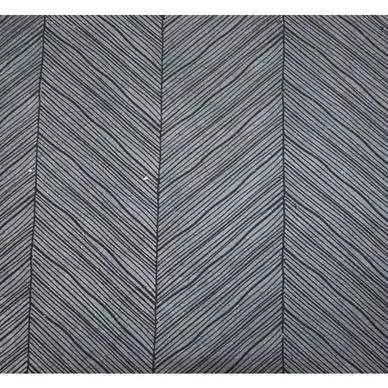 Jusqu'à Épuisement Des Stocks Papier Lokta 50 x 70 cm 150 g/m² Rayures contemporaines Noires sur Gris - Esprit Papier