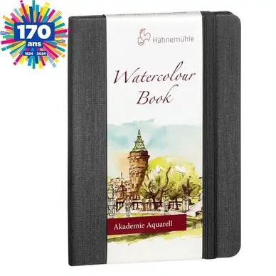 Livre de papier aquarelle Watercolour Book 200 g/m² - 30 pages Portrait - Hahnemühle Haute Qualité