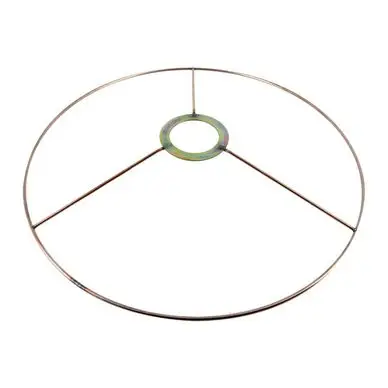 Bon Plan Carcasse d'abat-jour Cercle bagué E27 Ø 30 cm Cuivré - Fil Cuivré (Le)