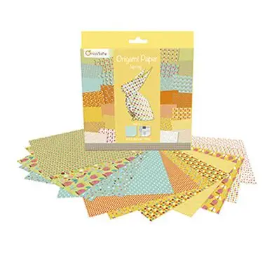 Authentique Papier origami spring 20 x 20 cm - 60 pcs - Avenue Mandarine