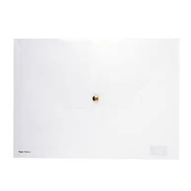 Pochette transparente avec bouton pression 33 x 24 cm - Rico Design Satisfait Ou Remboursé