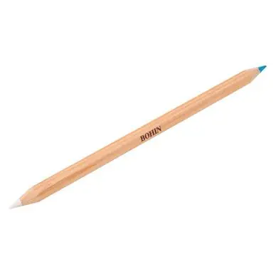 Dernière Chance Crayon craie Textile bicolore Bleu et Blanc - Bohin
