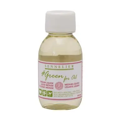 Médium liquide Green for oil 100 ml - Sennelier Promotion Saisonnière