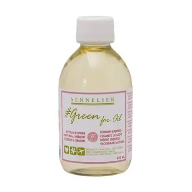 Médium liquide Green for oil 250 ml - Sennelier Petit Prix