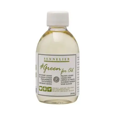 Nettoyant liquide Green for Oil 250 ml - Sennelier Haute Qualité