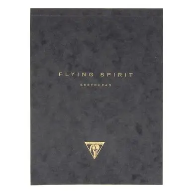 Carnet de dessin Flying Spirit noir 90 g/m² - Clairefontaine Retour Gratuit