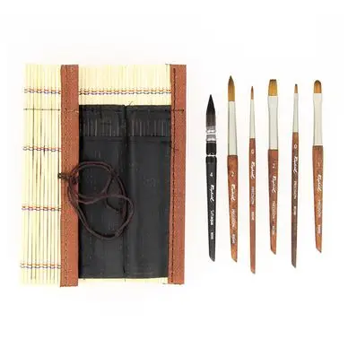 Pincelier de voyage + 6 Minis pinceaux - Raphaël Offre Limitée