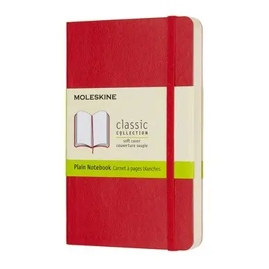 Produit De Marque Carnet blanc souple Scarlet 9 x 14 cm - Moleskine