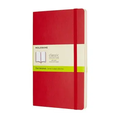 Offre Du Jour Carnet blanc souple Scarlet 13 x 21 cm - Moleskine