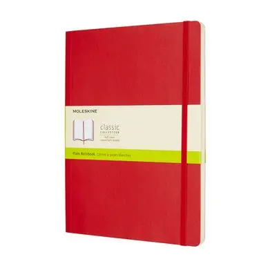 Offre Du Jour Carnet blanc souple Scarlet 19 x 25 cm - Moleskine