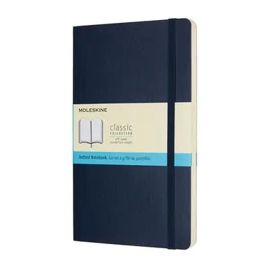 Carnet pointillé souple Saphir 13 x 21 cm - Moleskine Dernier Modèle